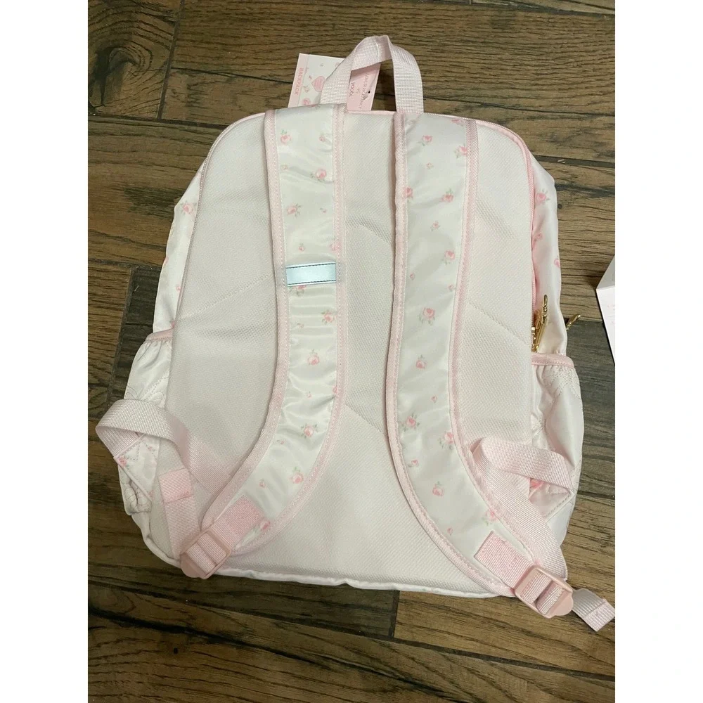 LoveShackFancy x Yoobi Pink Floral Backpack and Insulated Lunch Bag Set NWT